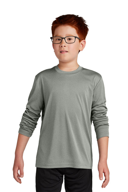 SCREEN PRINTED - YST350LS - Sport-Tek® Youth Long Sleeve PosiCharge® Competitor™ Tee