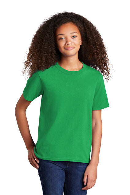 SCREEN PRINTED - PC54Y - Port & Company® Youth Core Cotton Tee
