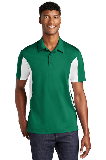 EMBROIDERED - ST655 - Sport-Tek® Side Blocked Micropique Sport-Wick® Polo