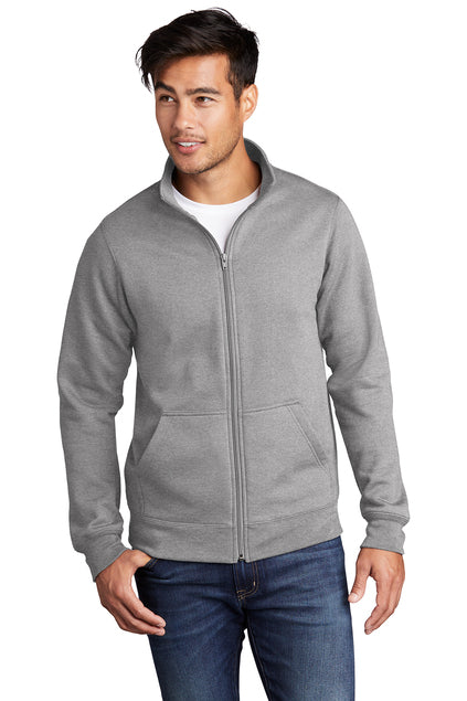 Embroidered - PC78FZ - Port & Company ® Core Fleece Cadet Full-Zip Sweatshirt