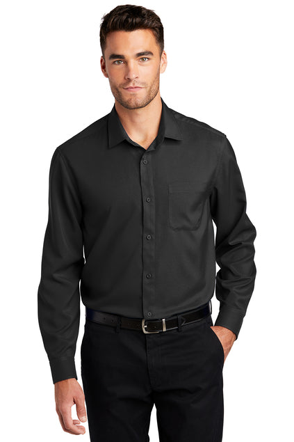 EMBROIDERED - W401 - Port Authority® Long Sleeve Performance Staff Shirt