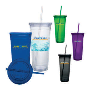 45857 - Double Wall Acrylic Tumbler - 24 oz.