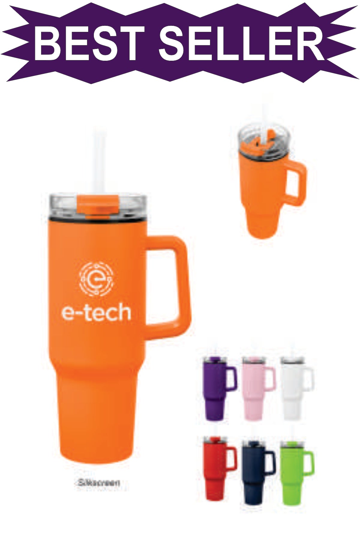50078 - 40 Oz. Quest Recycled Stainless Steel Tumbler
