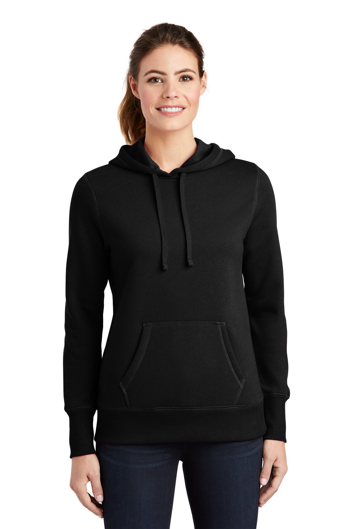 SCREEN PRINTED - LST254 - Sport-Tek® Ladies' Pullover Hooded Sweatshirt