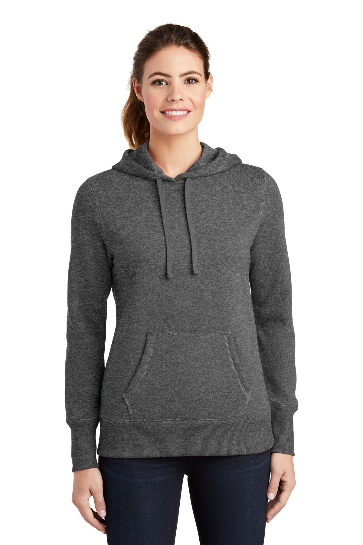 SCREEN PRINTED - LST254 - Sport-Tek® Ladies' Pullover Hooded Sweatshirt