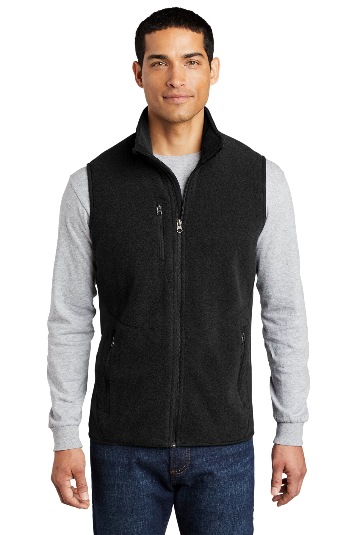 EMBROIDERED - 5228 - Port Authority® Men's R-Tek® Pro Fleece Full-Zip Vest