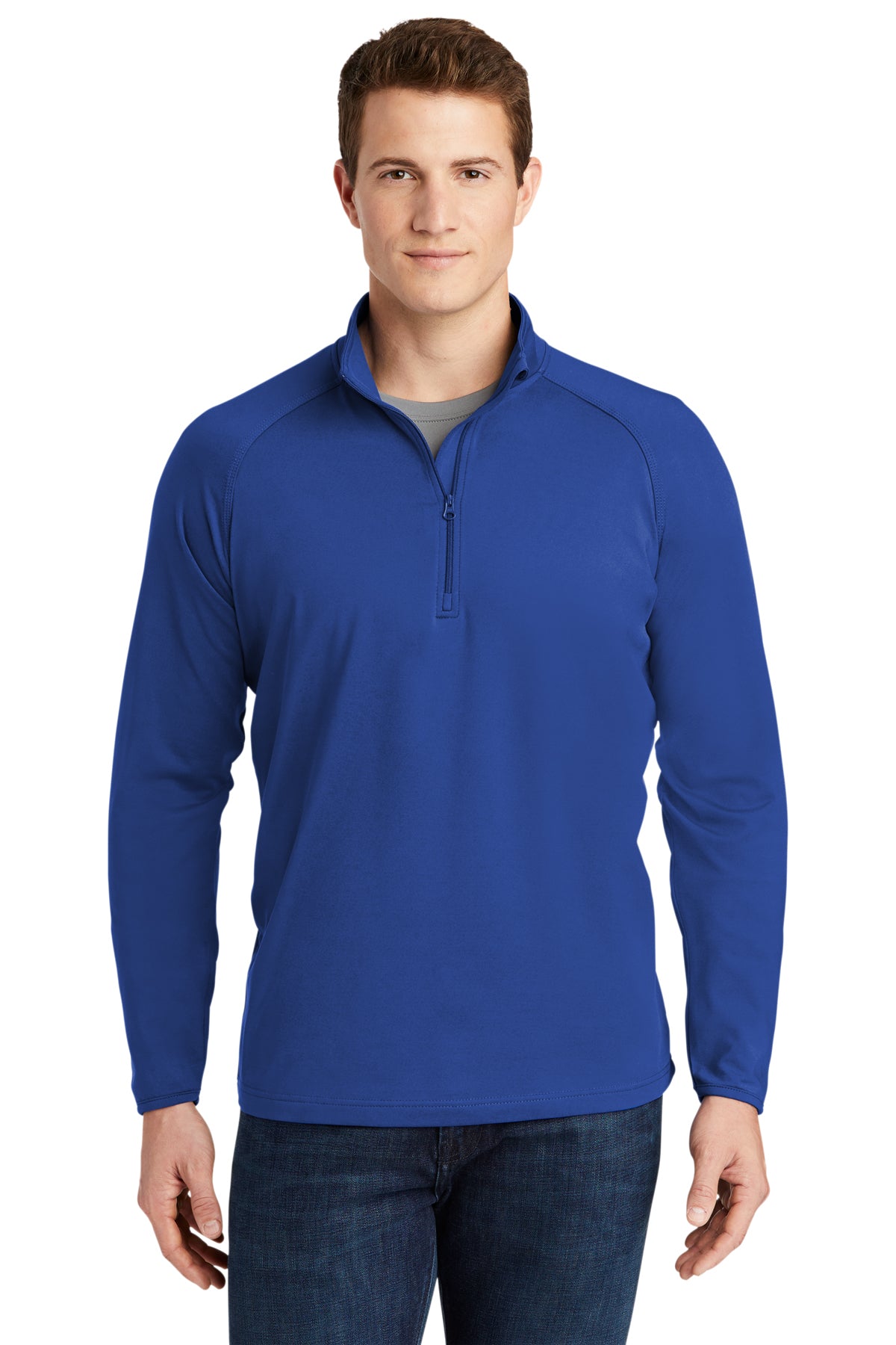 Embroidered- TST850 - Sport-Tek® Tall Sport-Wick® Stretch 1/4-Zip Pullover