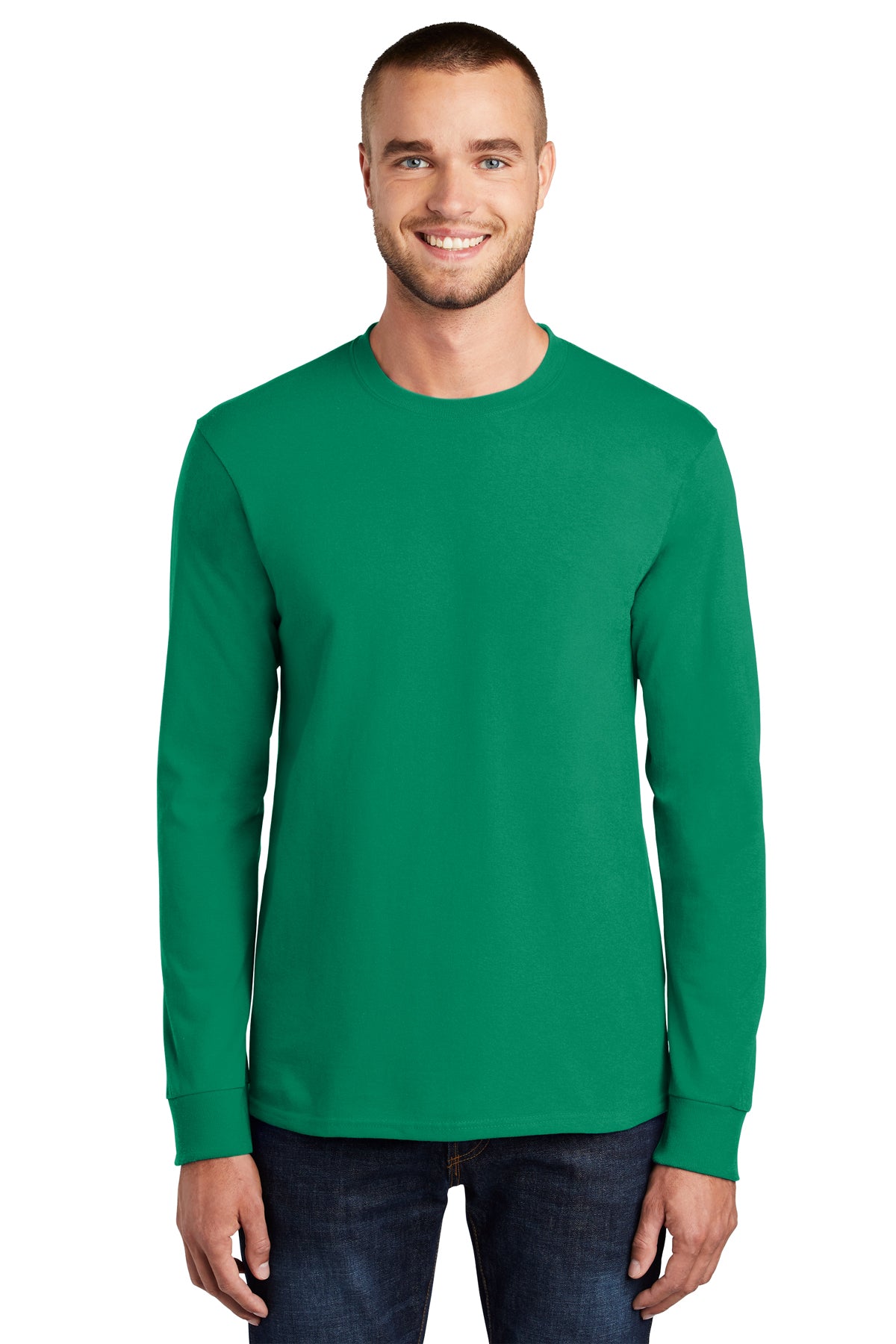 SCREEN PRINTED - PC61LS - Port & Company® Long Sleeve Essential Tee