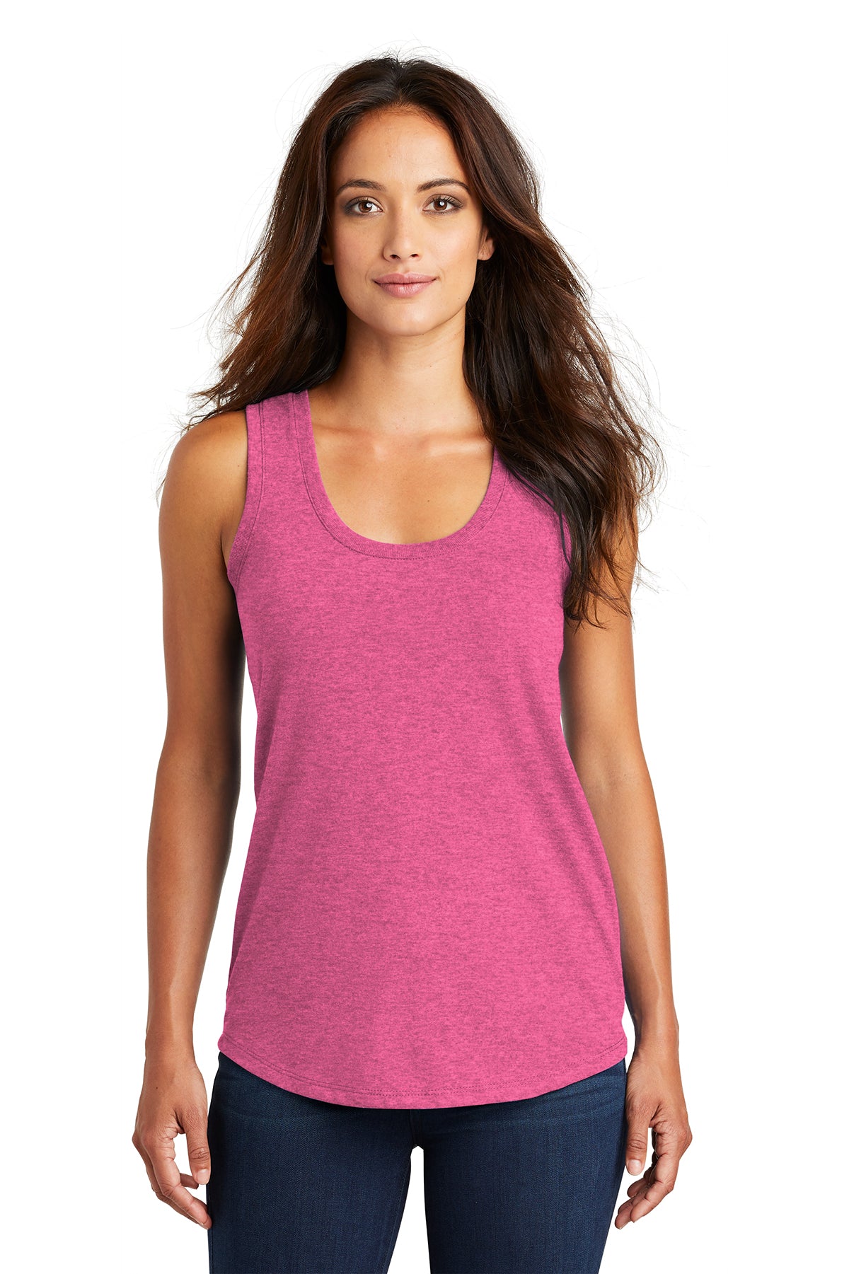 SCREEN PRINTED - DM138L - District ® Women’s Perfect Tri ® Racerback Tank