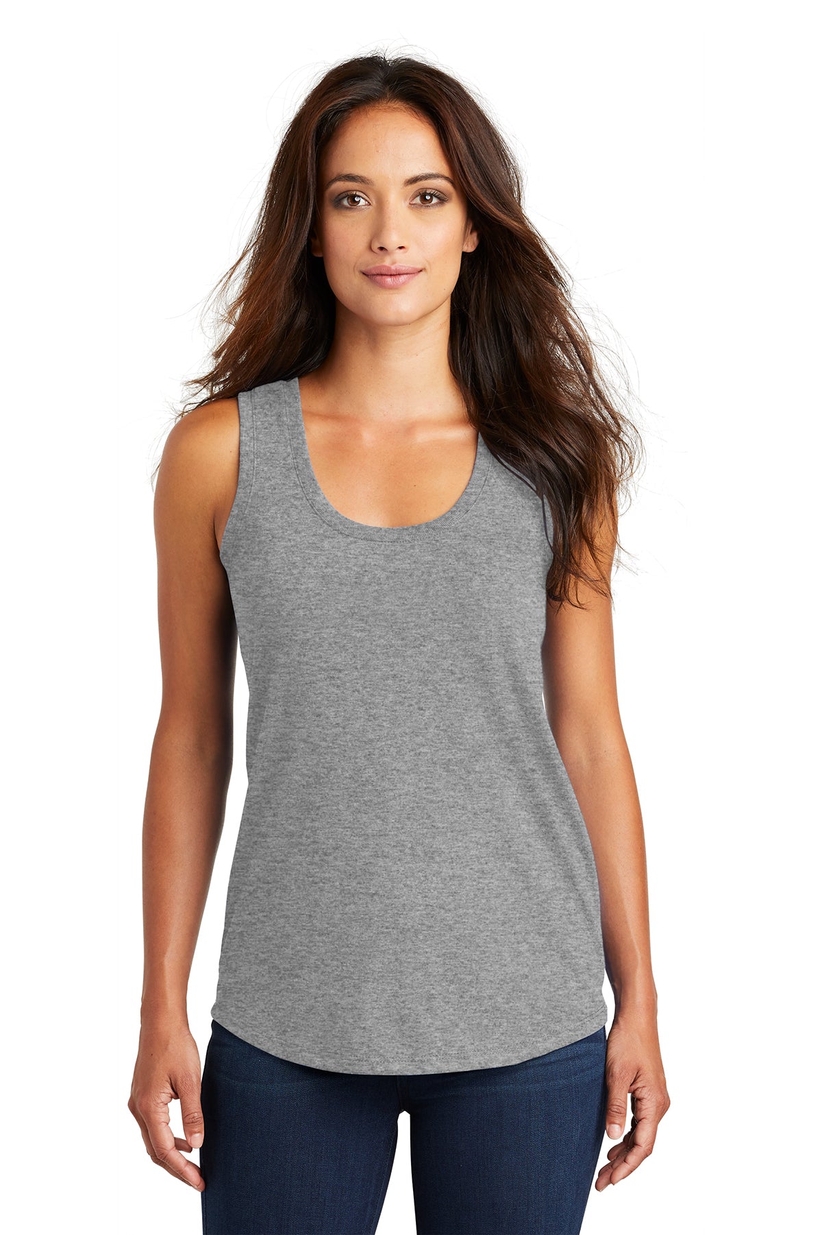 SCREEN PRINTED - DM138L - District ® Women’s Perfect Tri ® Racerback Tank