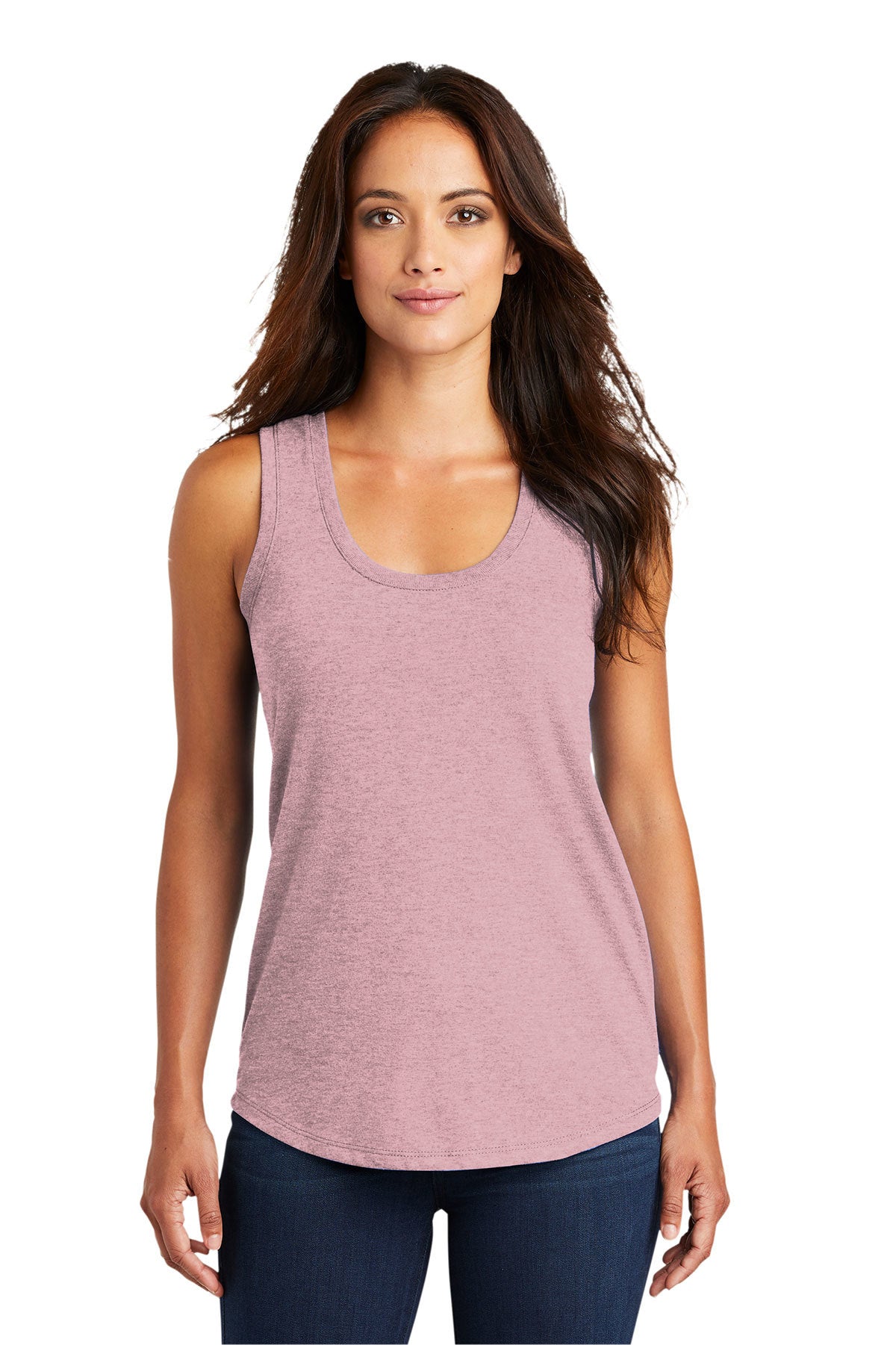 SCREEN PRINTED - DM138L - District ® Women’s Perfect Tri ® Racerback Tank