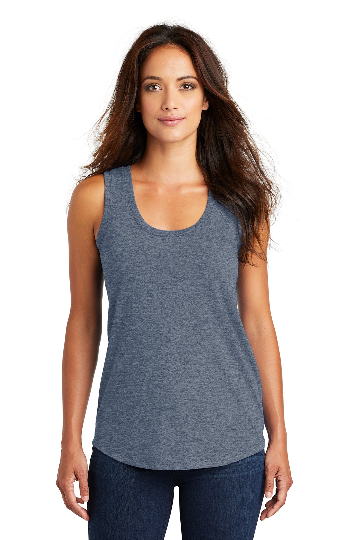 SCREEN PRINTED - DM138L - District ® Women’s Perfect Tri ® Racerback Tank