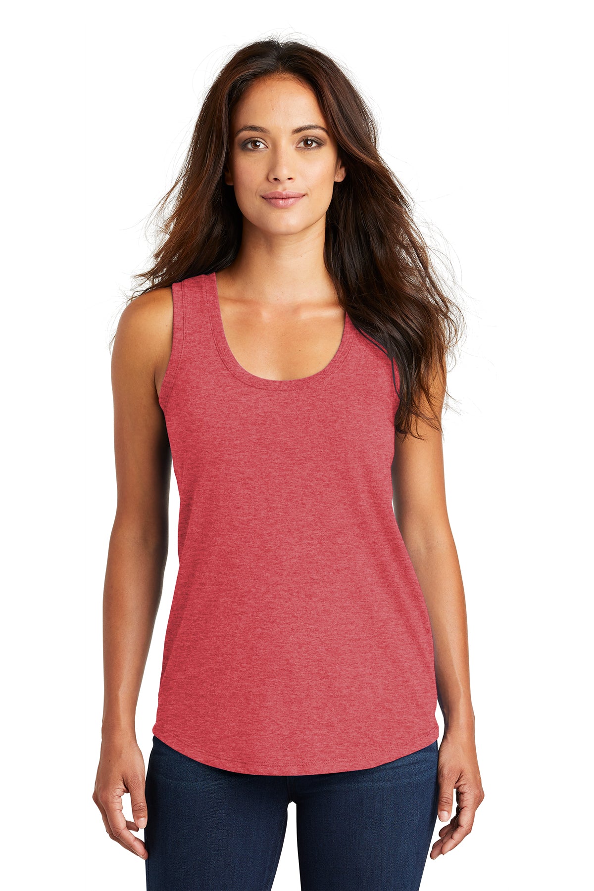 SCREEN PRINTED - DM138L - District ® Women’s Perfect Tri ® Racerback Tank