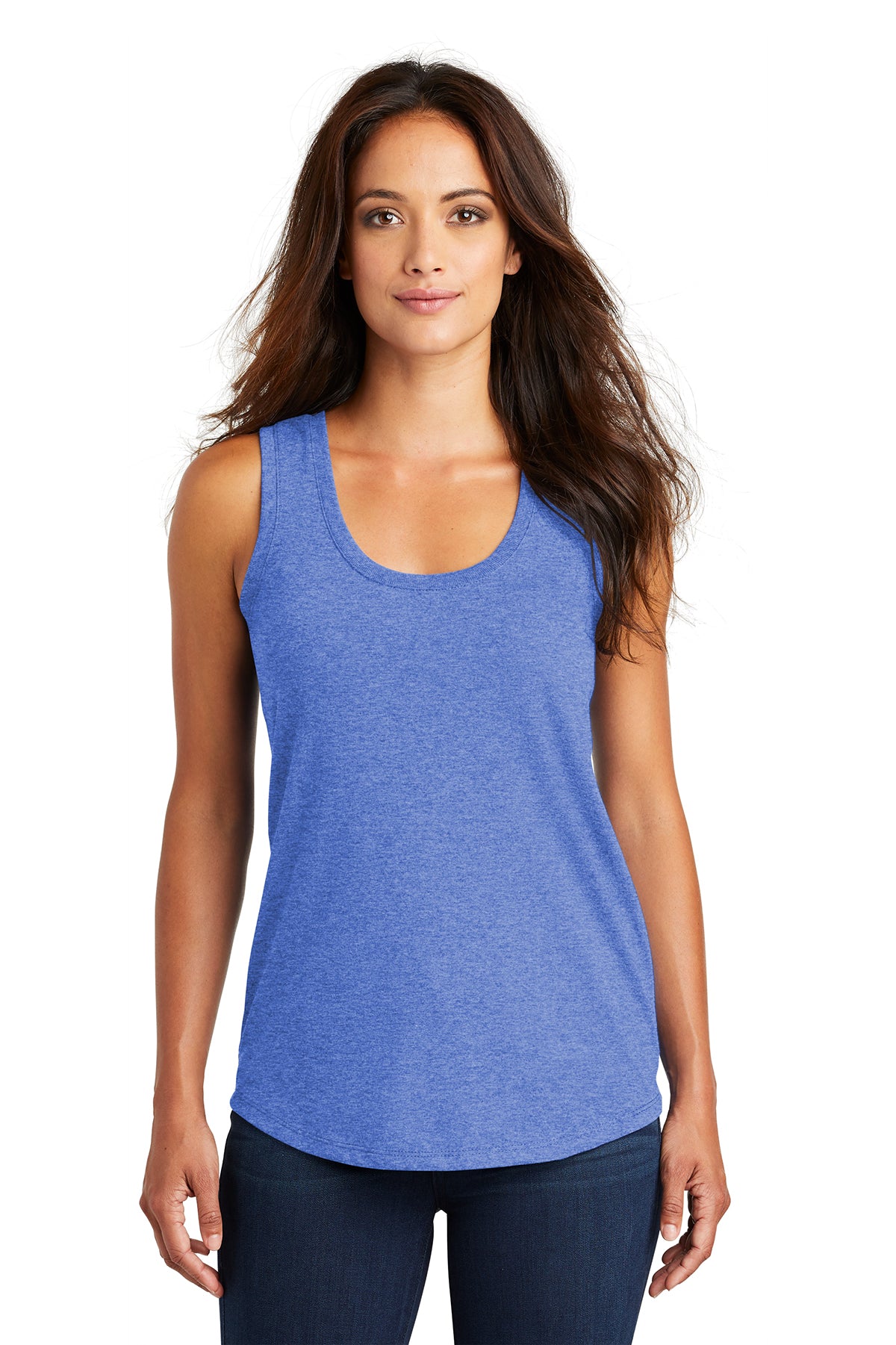 SCREEN PRINTED - DM138L - District ® Women’s Perfect Tri ® Racerback Tank