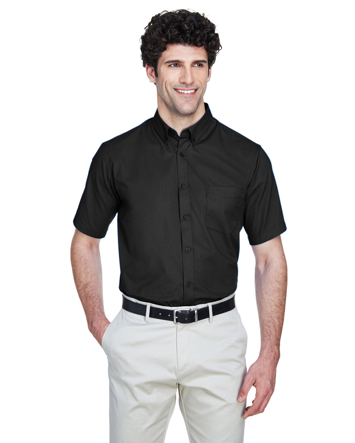 EMBROIDERED - 88194 - CORE 365 Men's Optimum Short-Sleeve Twill Shirt