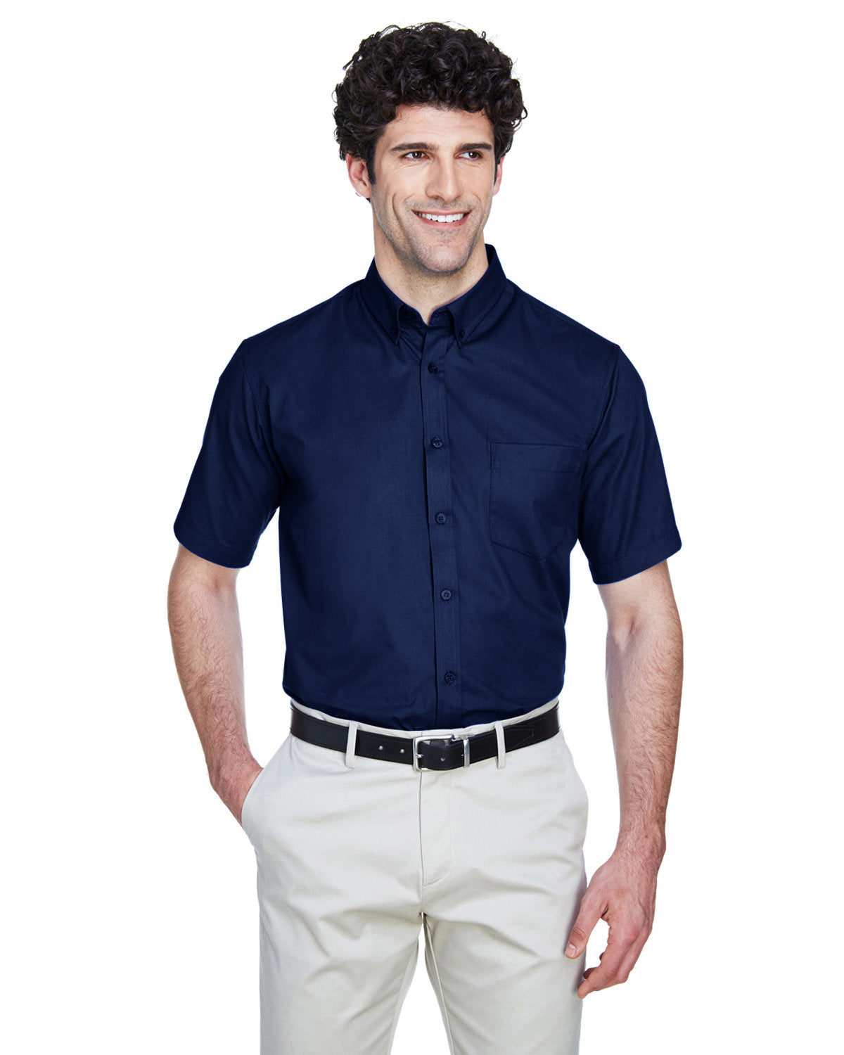 EMBROIDERED - 88194 - CORE 365 Men's Optimum Short-Sleeve Twill Shirt