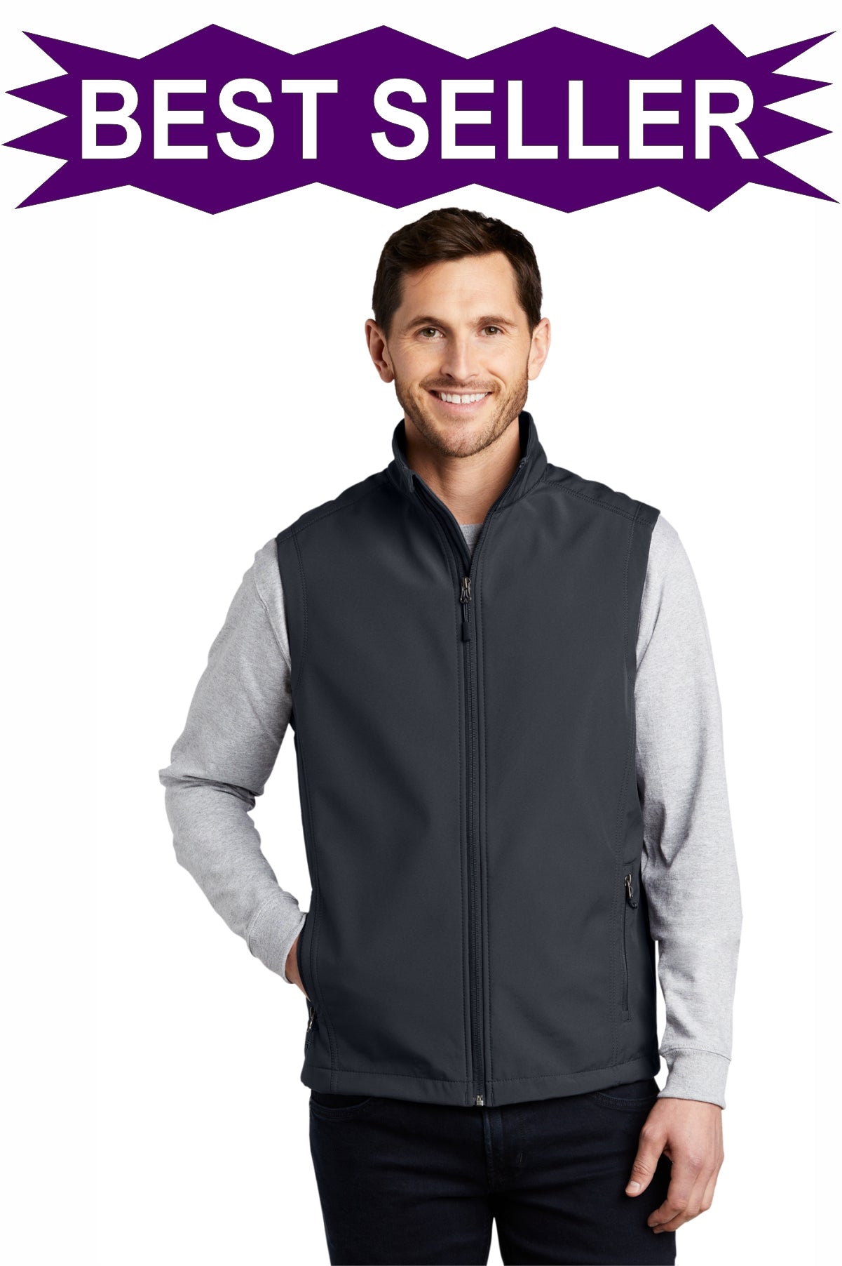 EMBROIDERED - J325 - Port Authority® Men's Core Soft Shell Vest
