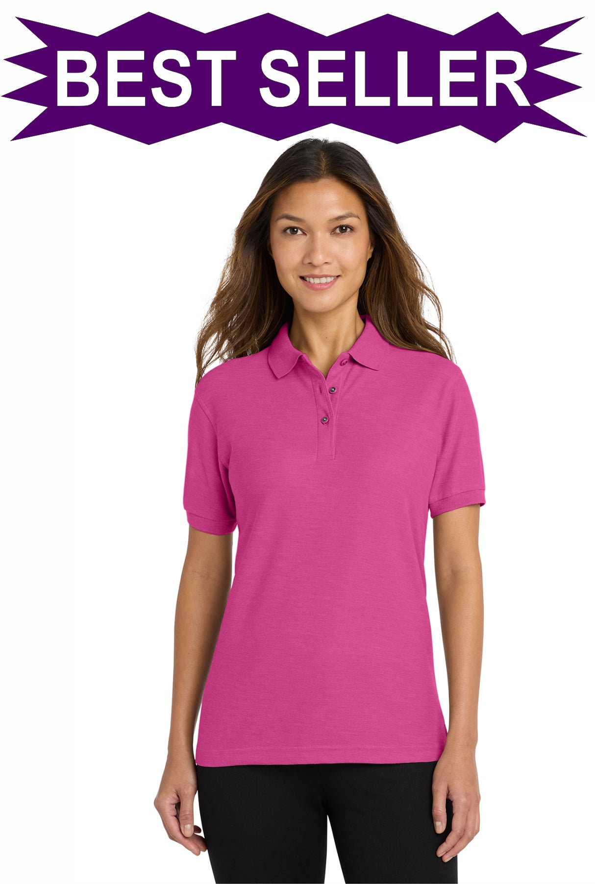 EMBROIDERED - L500 - Port Authority® Women's Silk Touch™ Polo