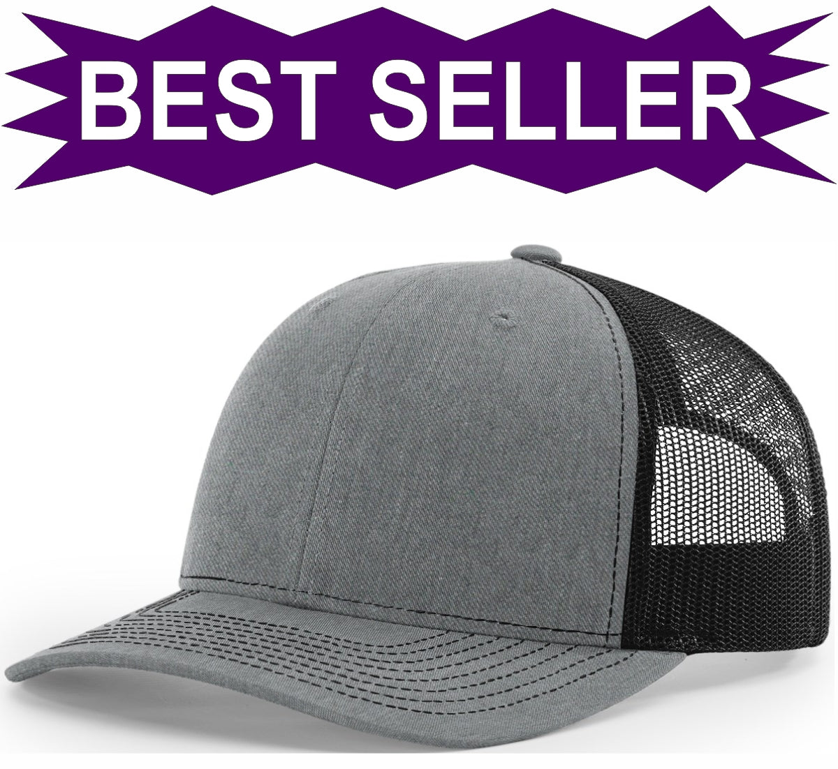 KICK A** SALE!! EMBROIDERED - 112 - Richardson® Structured Mid-Pro Snapback Trucker Cap