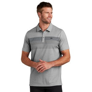 EMBROIDERED LOGO TravisMathew Coastal Chest Stripe Polo