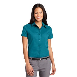 EMBROIDERED-Port Authority® Ladies' Easy Care Short Sleeve Shirt