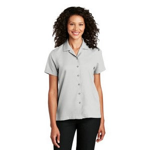 EMBROIDERED Port Authority® Ladies Short Sleeve Performance Staff Shirt