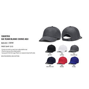 EMBROIDERED - 1369785 - Under Armour Blank Chino Cap