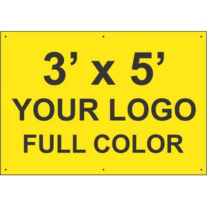 3'x5' BANNER WITH GROMMETS