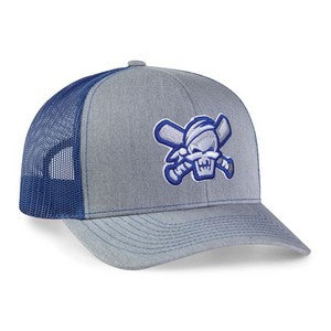 EMBROIDERED - 104S - Pacific Headwear Contrast Stitch Trucker Snapback