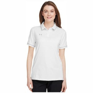 EMBROIDERED - 1376905 - Under Armour Ladies' Tipped Teams Performance Polo