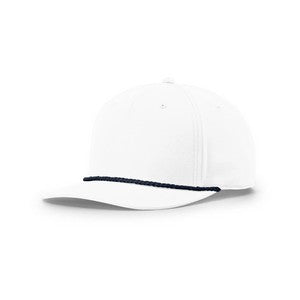 EMBROIDERED - 258 - Richardson® Structured Mid-Pro FIVE PANEL CLASSIC ROPE CAP