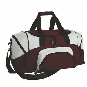 EMBROIDERED - BG990S - Port & Company Small Colorblock Sport Duffel Bag