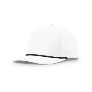 EMBROIDERED - 258 - Richardson® Structured Mid-Pro FIVE PANEL CLASSIC ROPE CAP