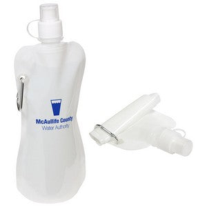 WKA-FW13 - Flex Foldable 16 oz Water Bottle with Carabiner