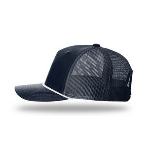 EMBROIDERED - 112FPR - Richardson® Trucker Cap w/Rope