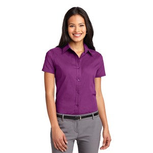 EMBROIDERED-Port Authority® Ladies' Easy Care Short Sleeve Shirt