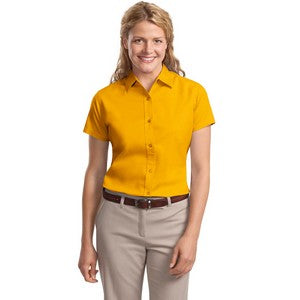 EMBROIDERED-Port Authority® Ladies' Easy Care Short Sleeve Shirt