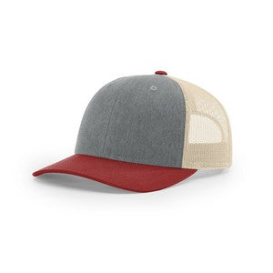 EMBROIDERED - 115 - Richardson® 115 Casual Structured Snapback Trucker Cap