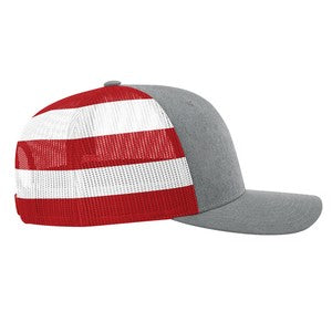 EMBROIDERED - 112PM - Richardson® Printed Mesh Trucker Cap