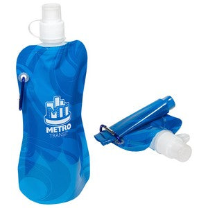 WKA-FW13 - Flex Foldable 16 oz Water Bottle with Carabiner
