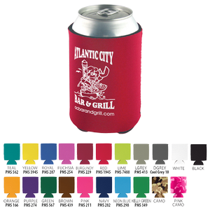 SL-1020 - Beverage Insulator Cooler Pocket Can Coolie - 3 Side Imprint Included!