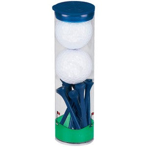 2 Ball Tall Tube w/ Pinnacle Rush Golf Balls