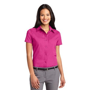 EMBROIDERED-Port Authority® Ladies' Easy Care Short Sleeve Shirt