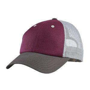 EMBROIDERED District® Tri-Tone Mesh Back Cap