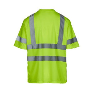 PRINTED ANSI Class 3 Safety Green T-Shirt