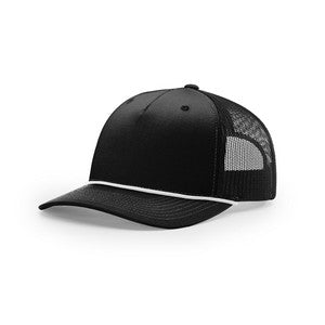 EMBROIDERED - 112FPR - Richardson® Trucker Cap w/Rope