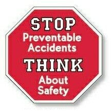 Reflective Octagon Hard Hat Decal (2 1/2" X 2 1/2")-121