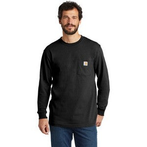 EMBROIDERED - CTK126 - Carhartt® Workwear Pocket Long Sleeve T-Shirt