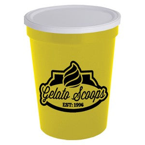 16 oz. Stadium Cup with No-Hole Lid