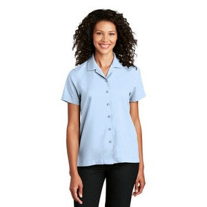 EMBROIDERED Port Authority® Ladies Short Sleeve Performance Staff Shirt